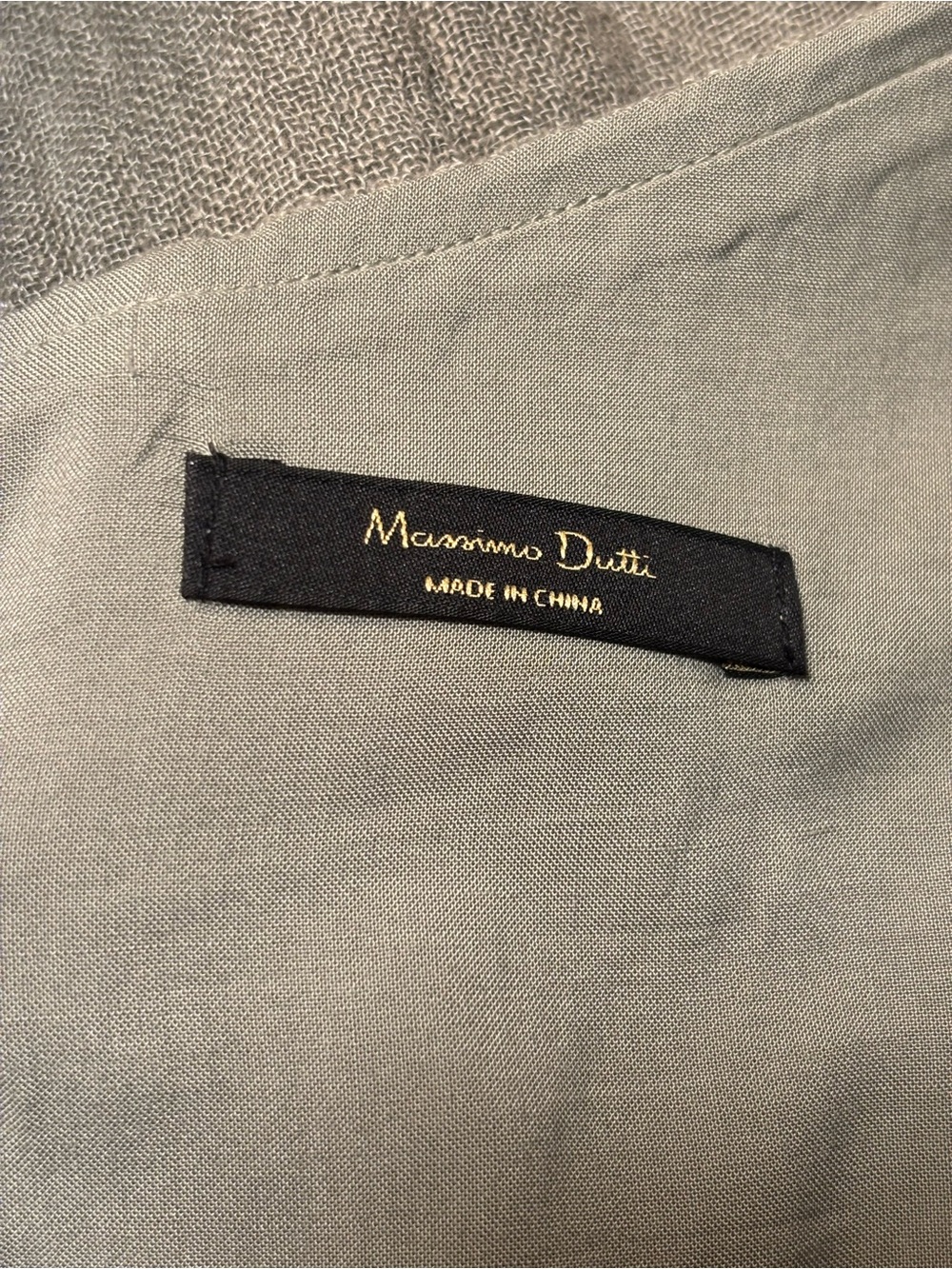 Massimo Dutti linen asymmetrical linen dress - Picture 5 of 7